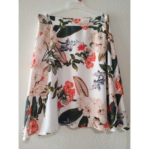 Philosophy Republic Clothing Dresses & Skirts - Philosophy Republic Clothing Women White Floral Casual Spring Skirt Sz S